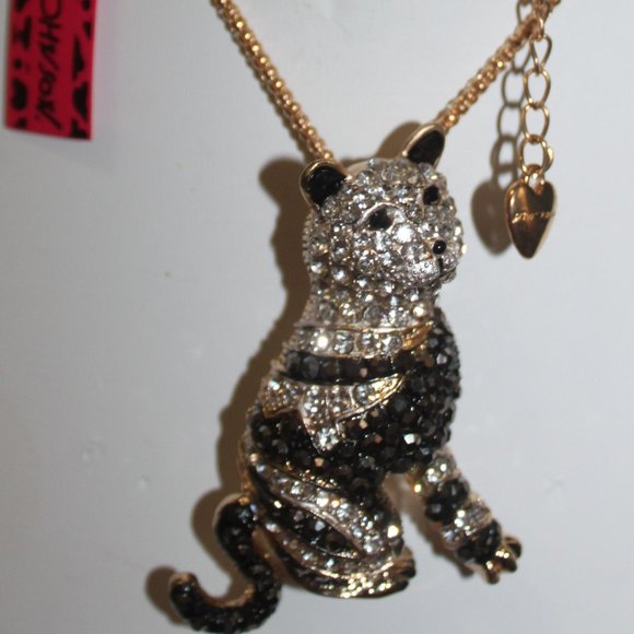 Betsey Johnson Jewelry Betsey Johnson Clear Crystal Black Crystal